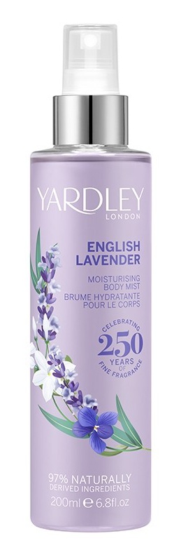 Yardley London English Lavender Fragrance Moisturising Bodymist