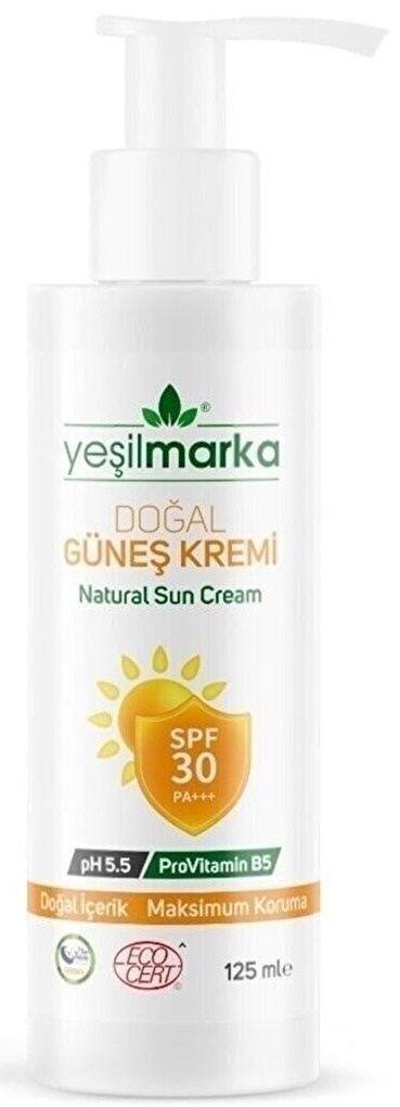 Yeşilmarka Doğal Güneş Kremi SPF 30 (2023)