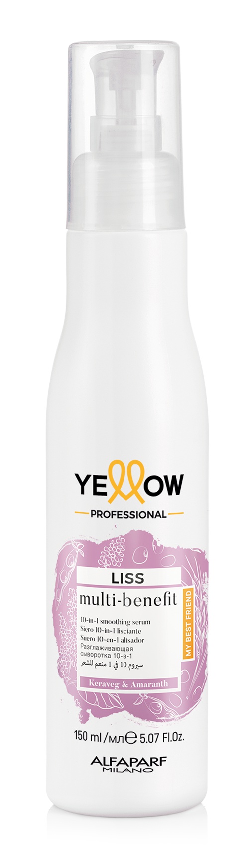 Yellow Professional Liss Multi-Benefit 10-in-1 Smoothing Serum