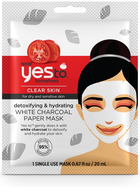 Yes To White Charcoal Paper Mask