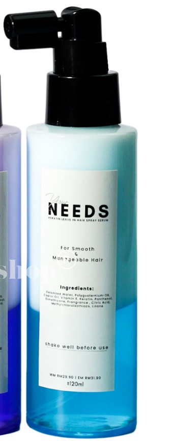 Your Needs Keratin Leave In Hair Spray Serum