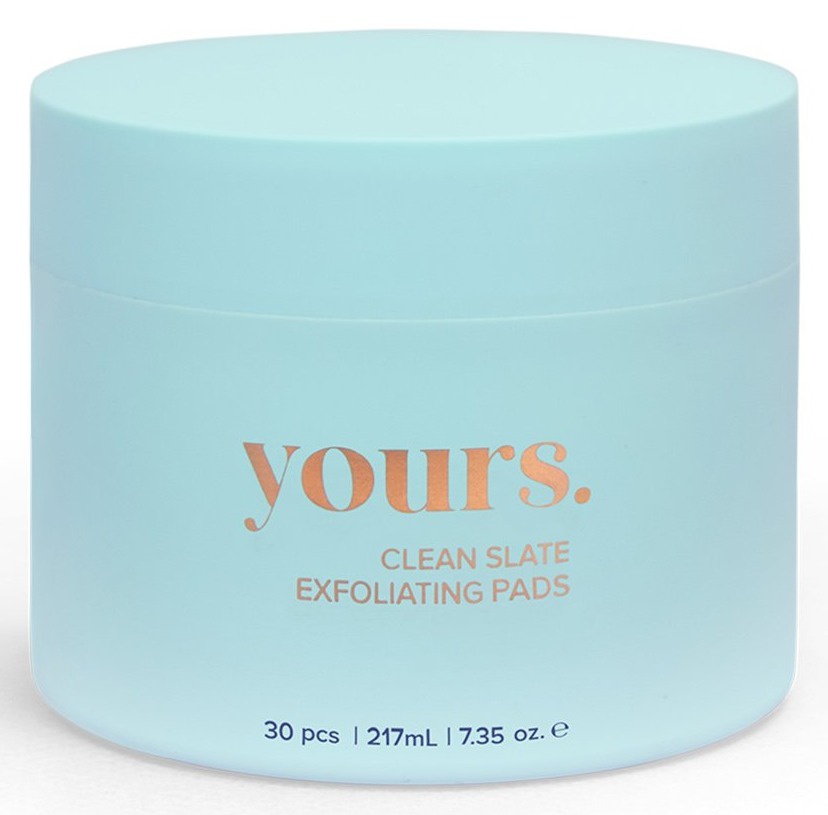 Yours. Clean Slate Exfoliating Pads