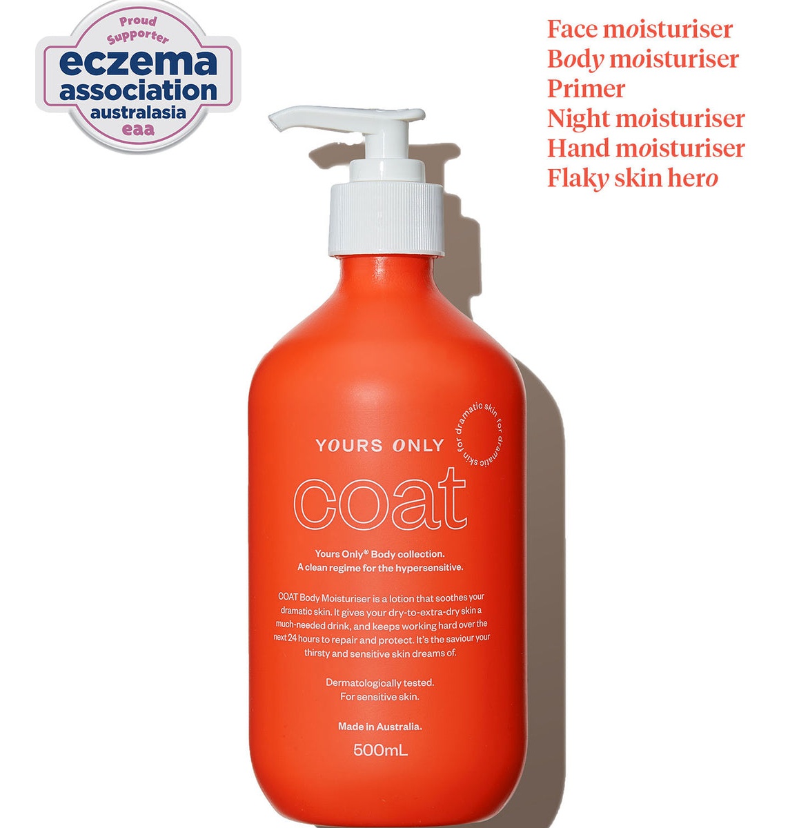 Yours Only Coat Face + Body Moisturiser