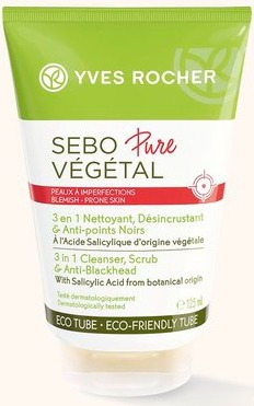 Yves Rocher 3 En 1 Nettoyant Désincrustant Et Anti Point Noir