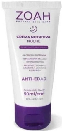 ZOAH Crema Nutritiva Noche