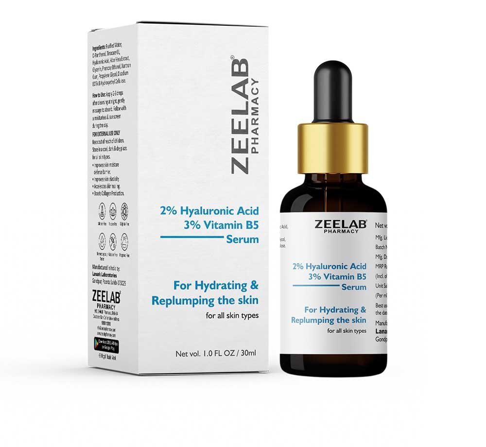 Zeelab pharmacy Zeelab 2% Hyaluronic Acid + 3% Vitamin B5 Face Serum