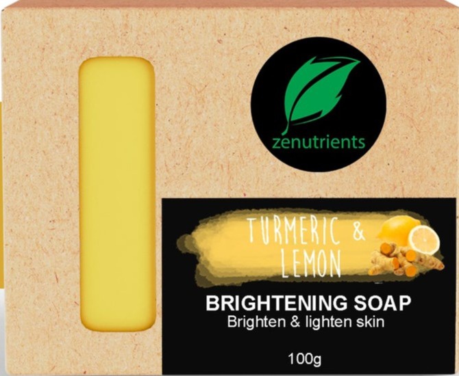Zenutrients Turmeric & Lemon Brightening Glycerin Soap