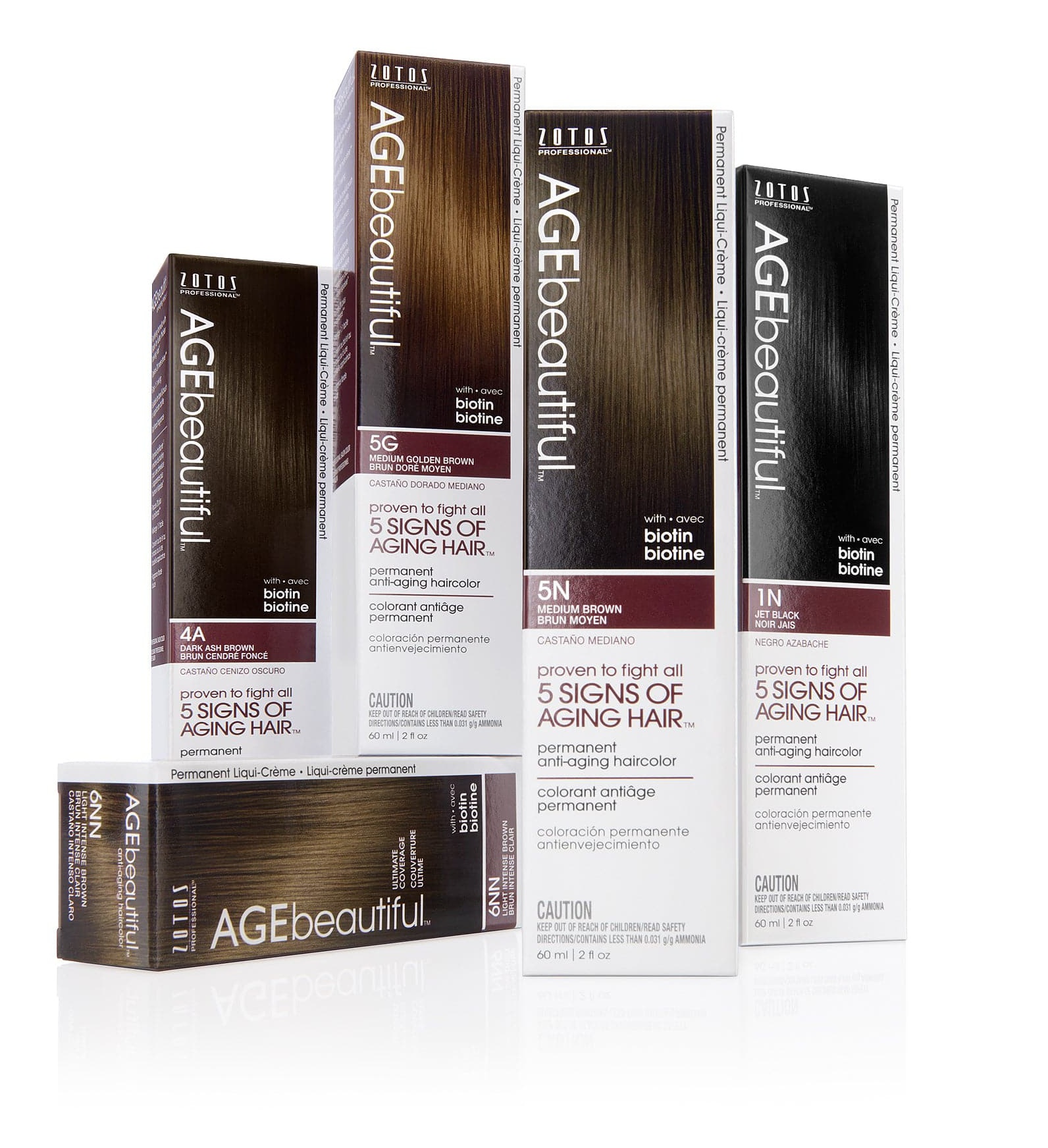 Zotos Agebeautiful® Anti-aging 100% Gray Coverage Liqui-crème