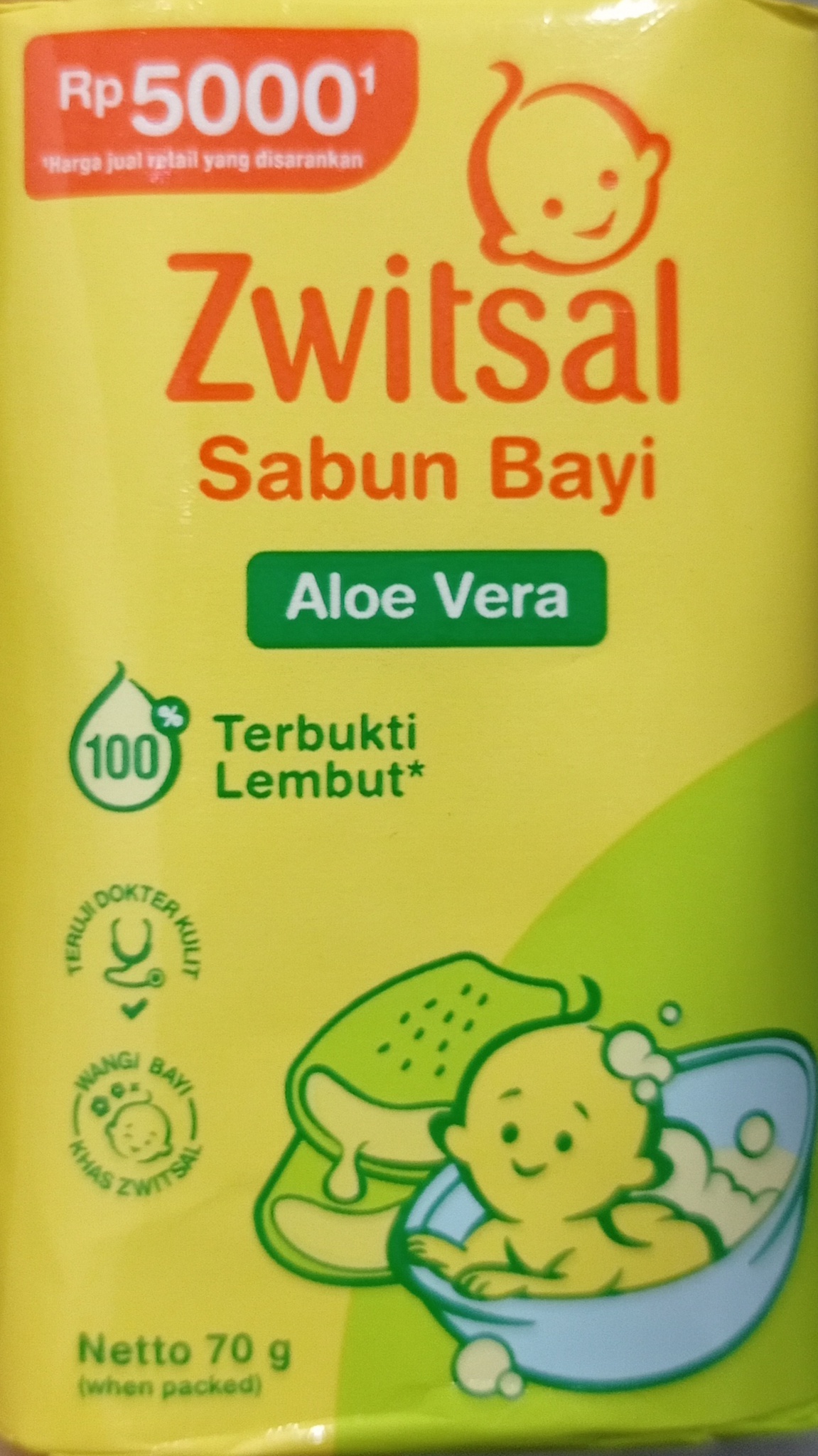 Zwitsal Sabun Batang Baby Aloe Vera