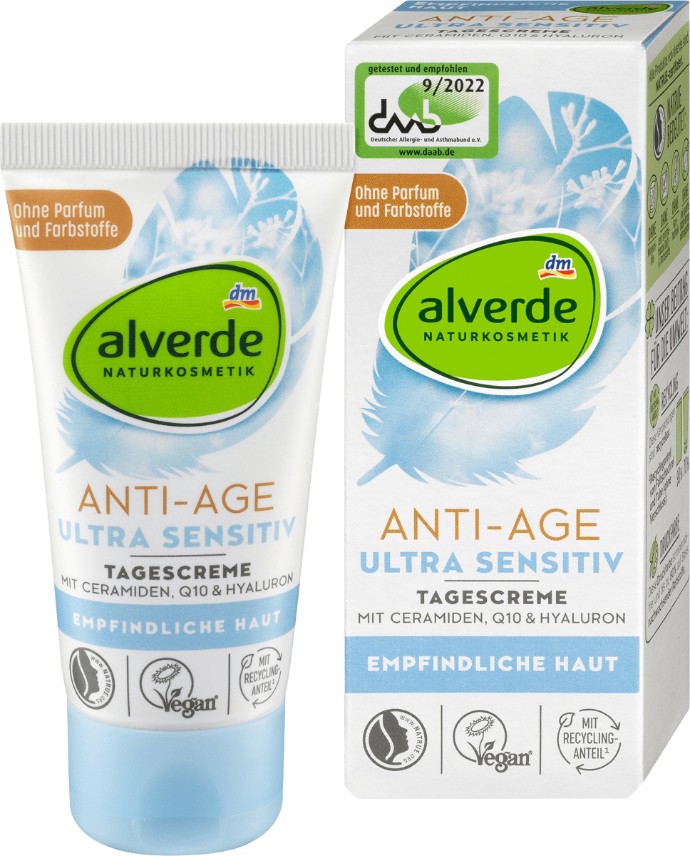 alverde Anti-Age Ultra Sensitiv Tagescreme