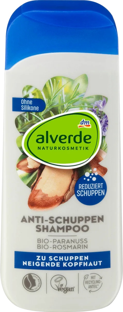 alverde Anti-Schuppen Shampoo Bio-Paranuss Bio-Rosmarin