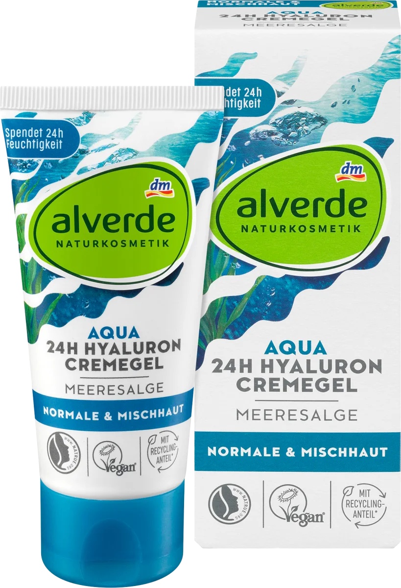 alverde Aqua 24H Hyaluron Cremegel