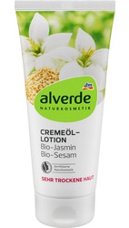alverde Bodylotion Cremeöllotion Bio-Jasmin Bio-Sesam
