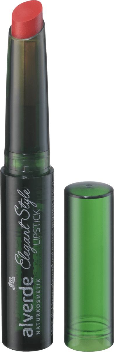 alverde Elegant Style Lipstick - 25 Coral Red