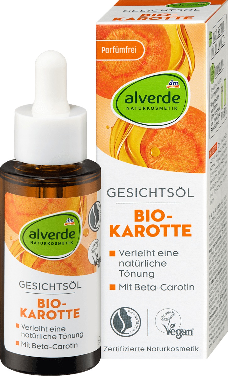alverde Gesichtsöl Bio-Karotte