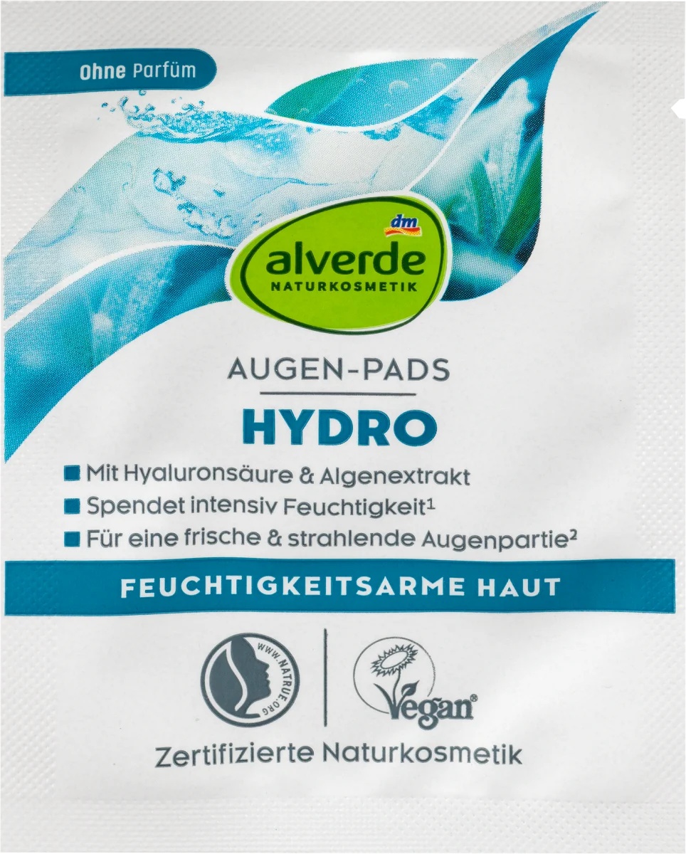 alverde Hydro Augenpads