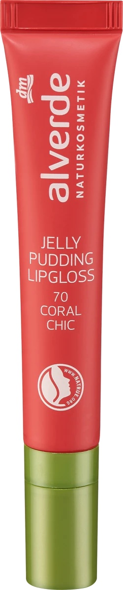 alverde Jelly Pudding Lipgloss 70 Coral Chic