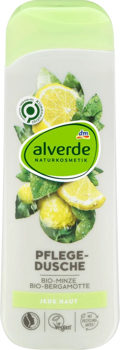 alverde Pflegedusche Bio-Minze Bio-Bergamotte