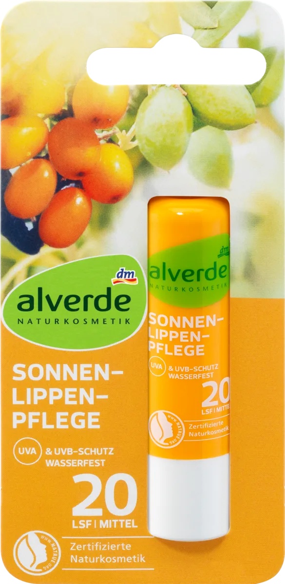 alverde Sonnen-Lippenpflege LSF 20