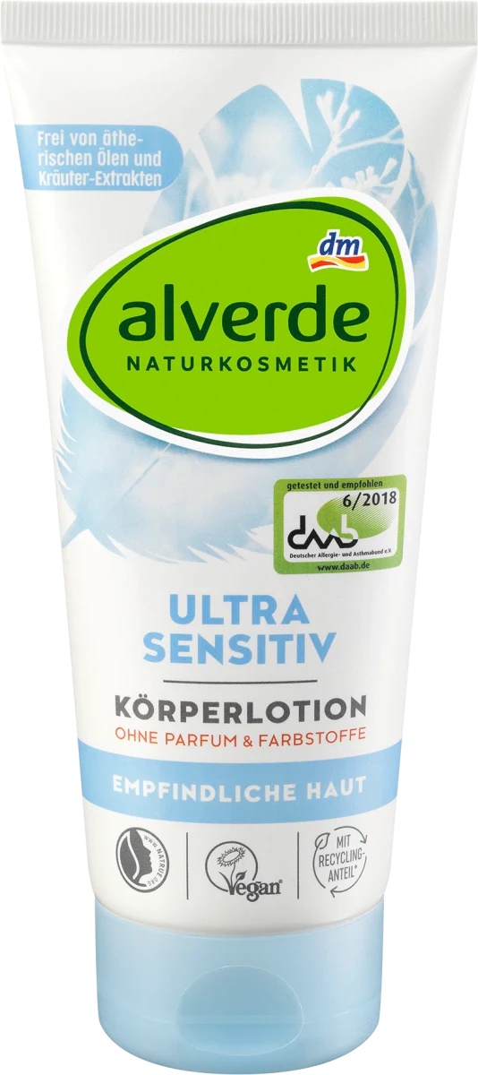 alverde Ultra Sensitiv Körperlotion