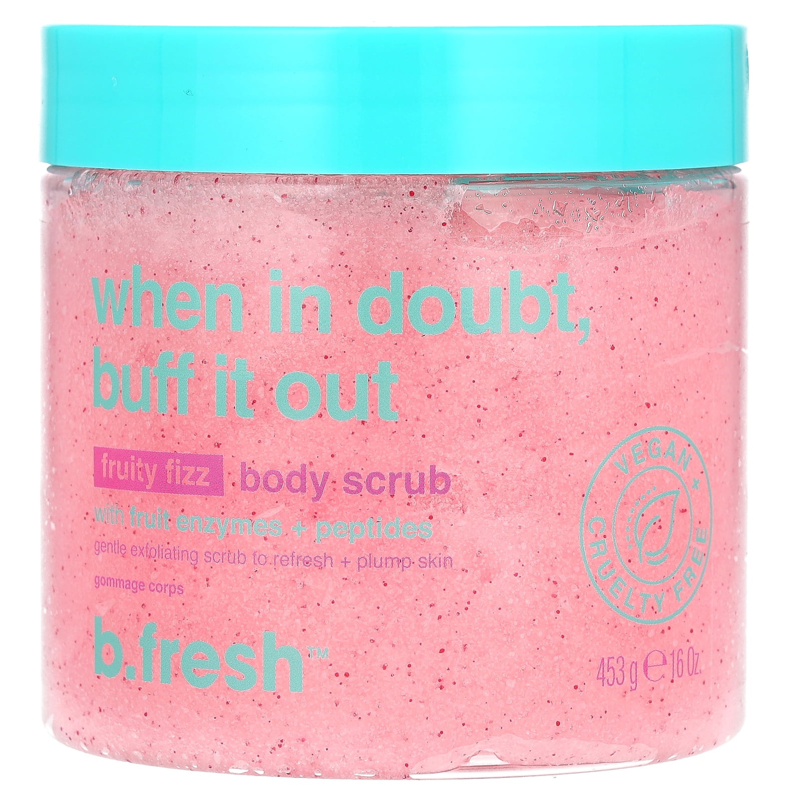 b.fresh Body Scrub With Fruit Enzymes + Peptides