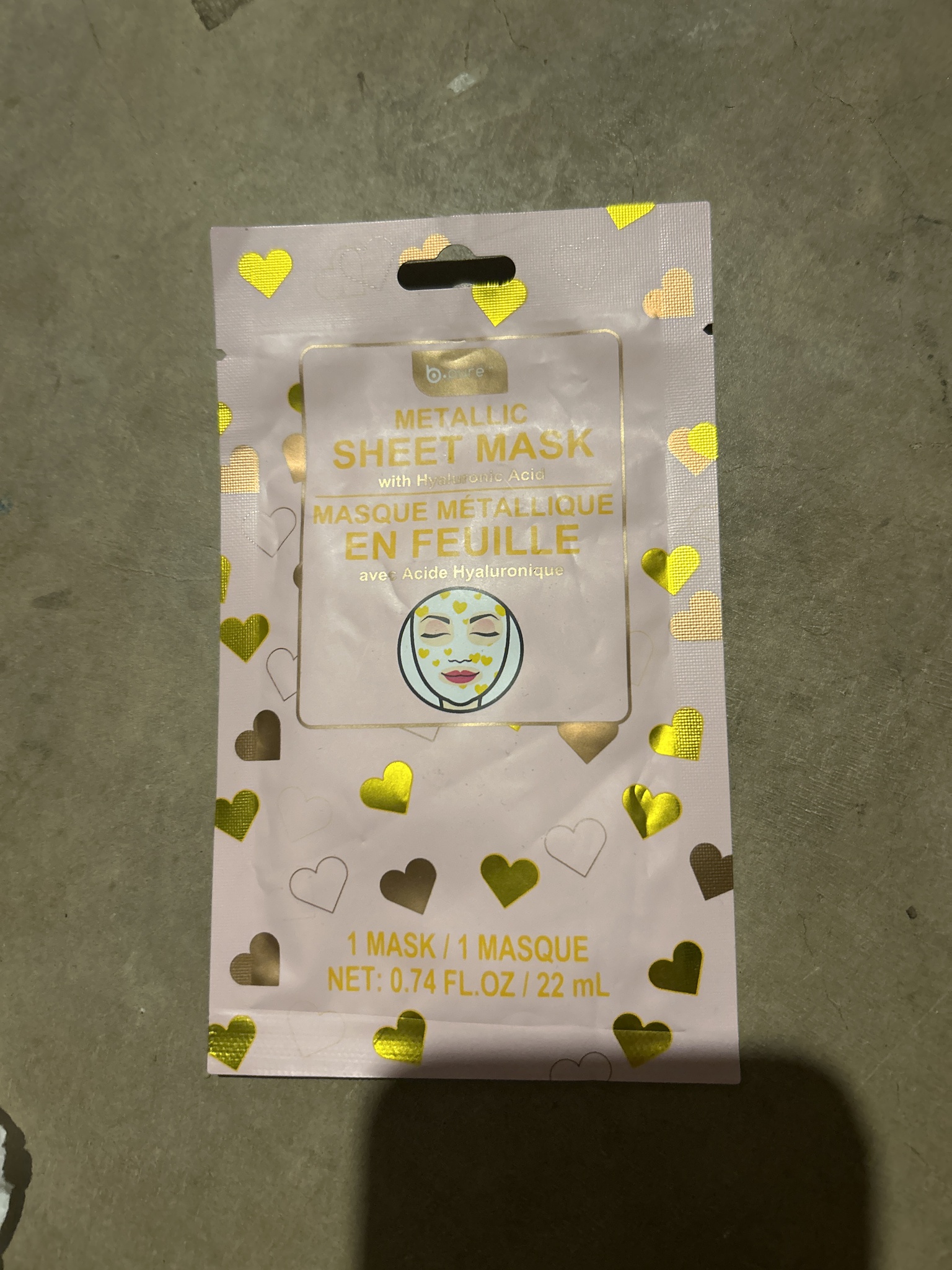 b-pure Metallic Sheet Mask