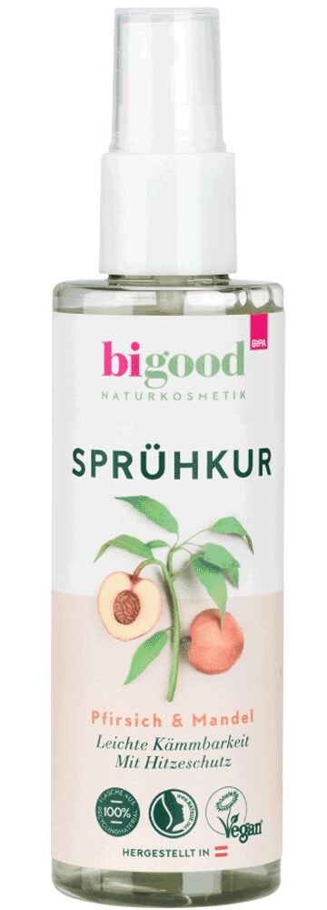bi good Sprühkur Pfirsich & Mandel Mit Hitzeschutz