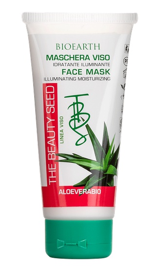 bioearth Maschera Viso Aloe