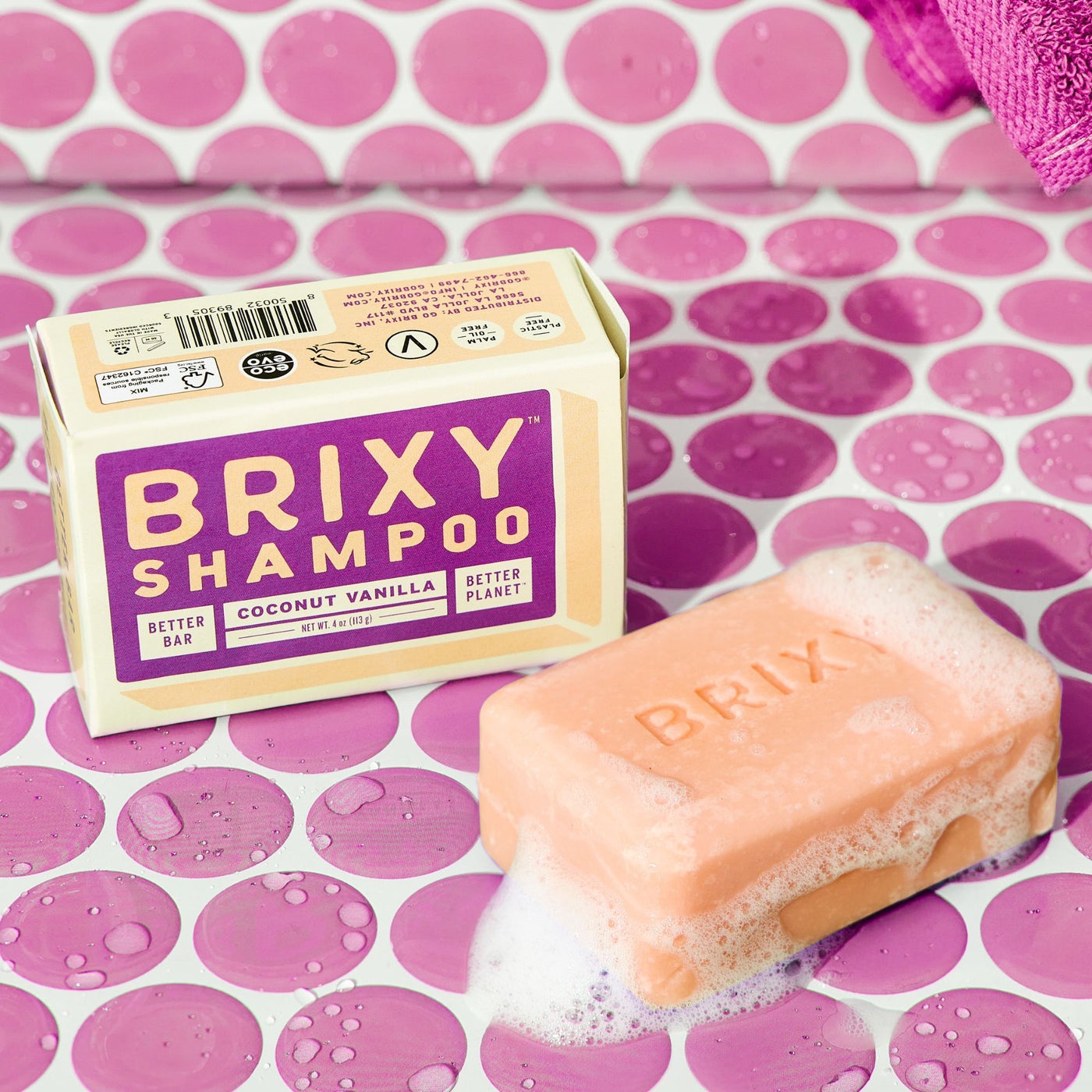 brixy Balance Shampoo Bar - Coconut Vanilla