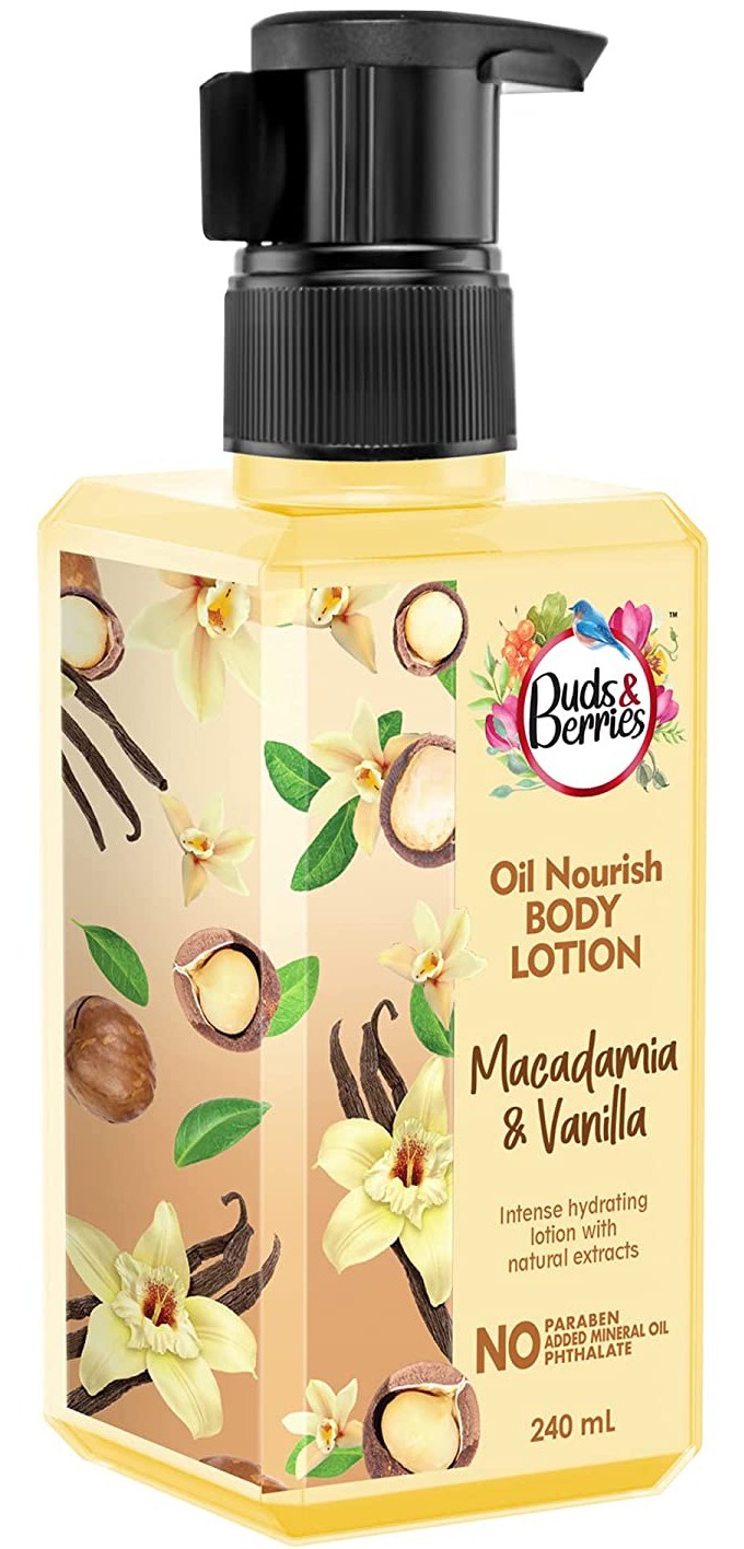 buds & Berries Fruit Nourish Macadamia Vanilla Body Lotion,