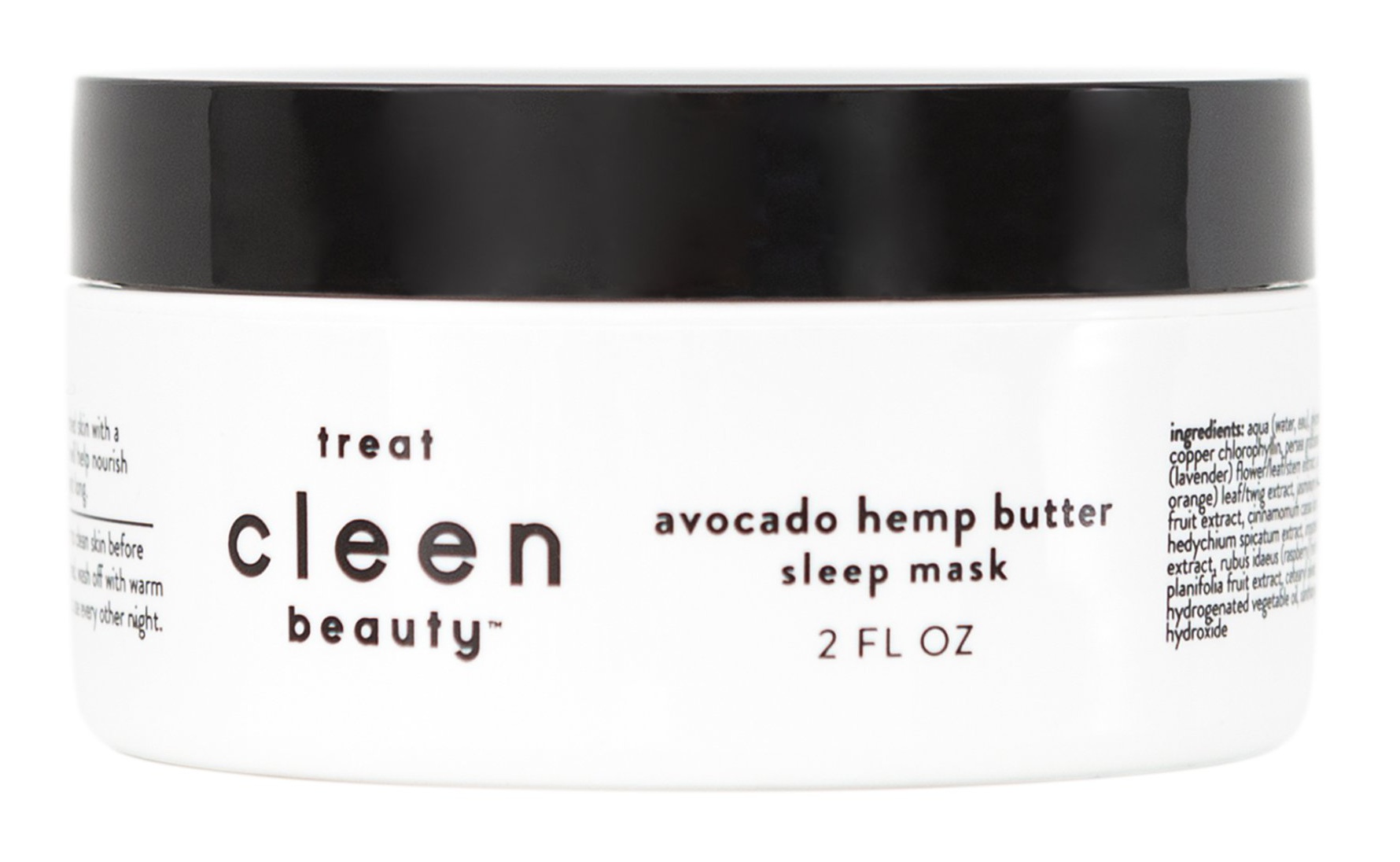 cleen beauty Sleep Mask With Avocado & Hemp Butter