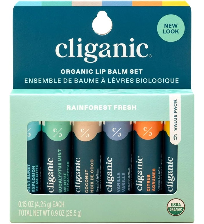 cliganic Eucalyptus Mint Organic Lip Balm