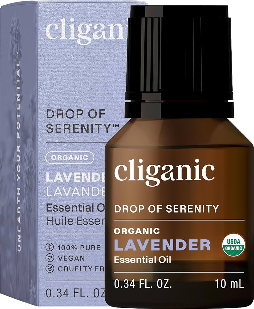 cliganic Organic Lavender Essential Oil