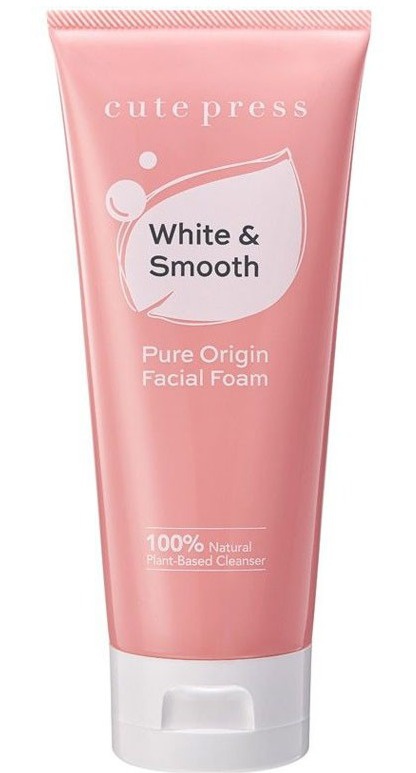 cute press Pure Origin White & Smooth Facial Foam