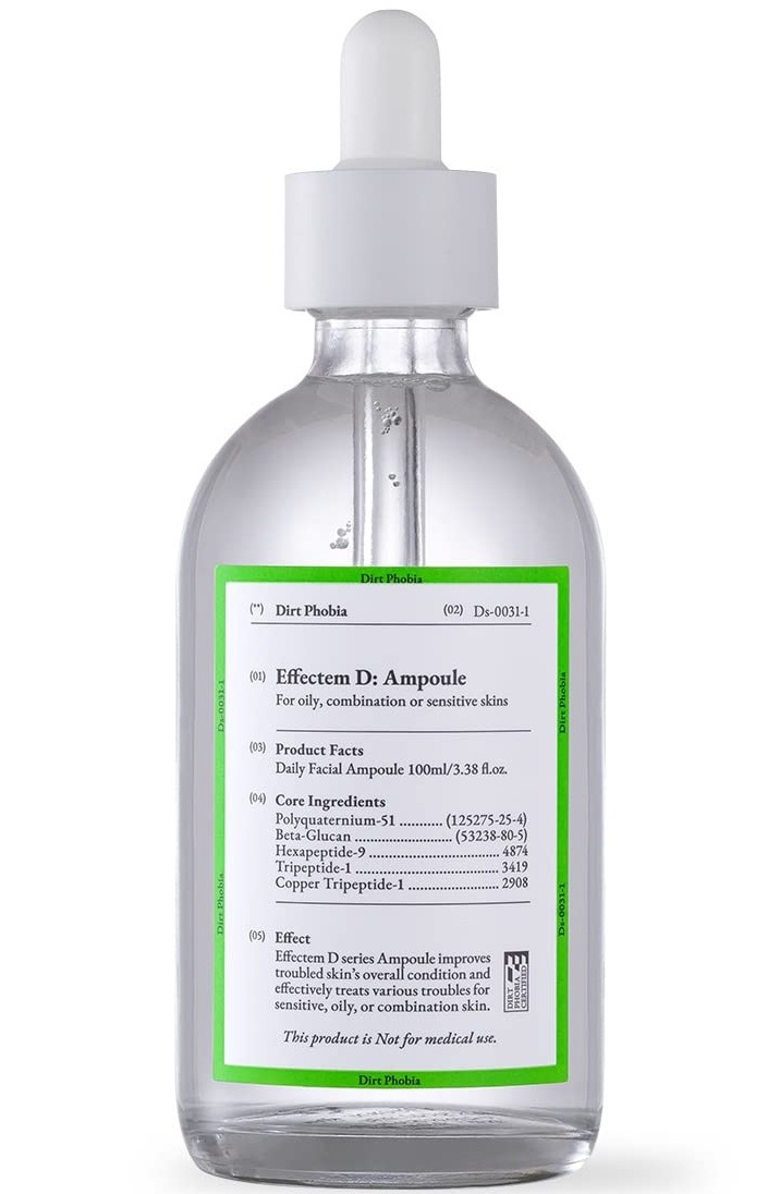 dirt phobia Effectem D Solution Ampoule Serum