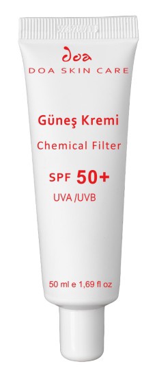 doa kozmetik Chemical Filter Güneş Kremi