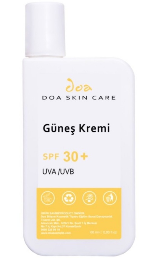 doa kozmetik Güneş Kremi SPF 30 +
