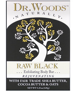 dr woods Body Bar, Raw Black