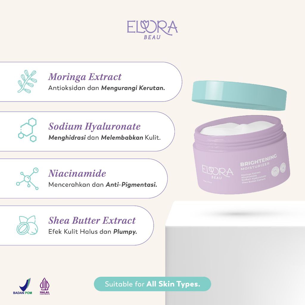 elora beau Brightening Moisturizer