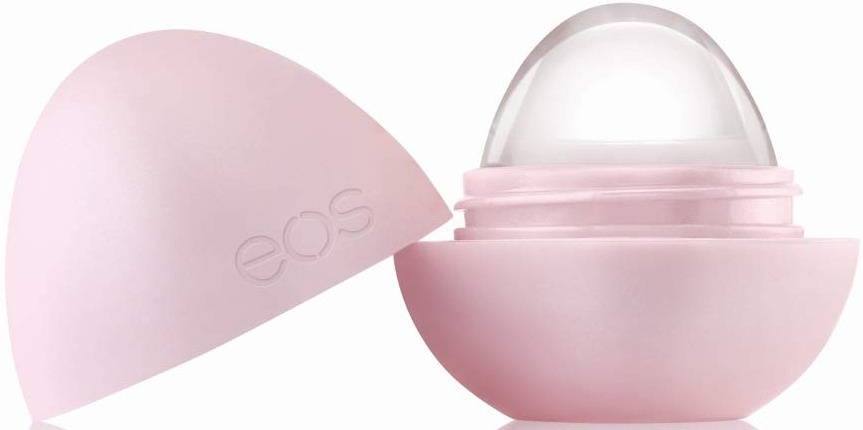 eos Hibiscus Peach Crystal Lip Balm