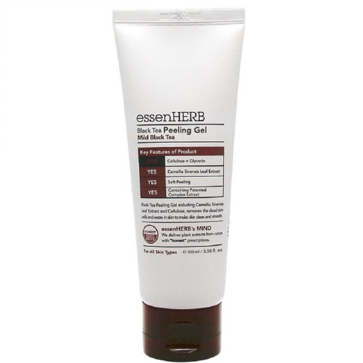 essenHERB Black Tea Peeling Gel