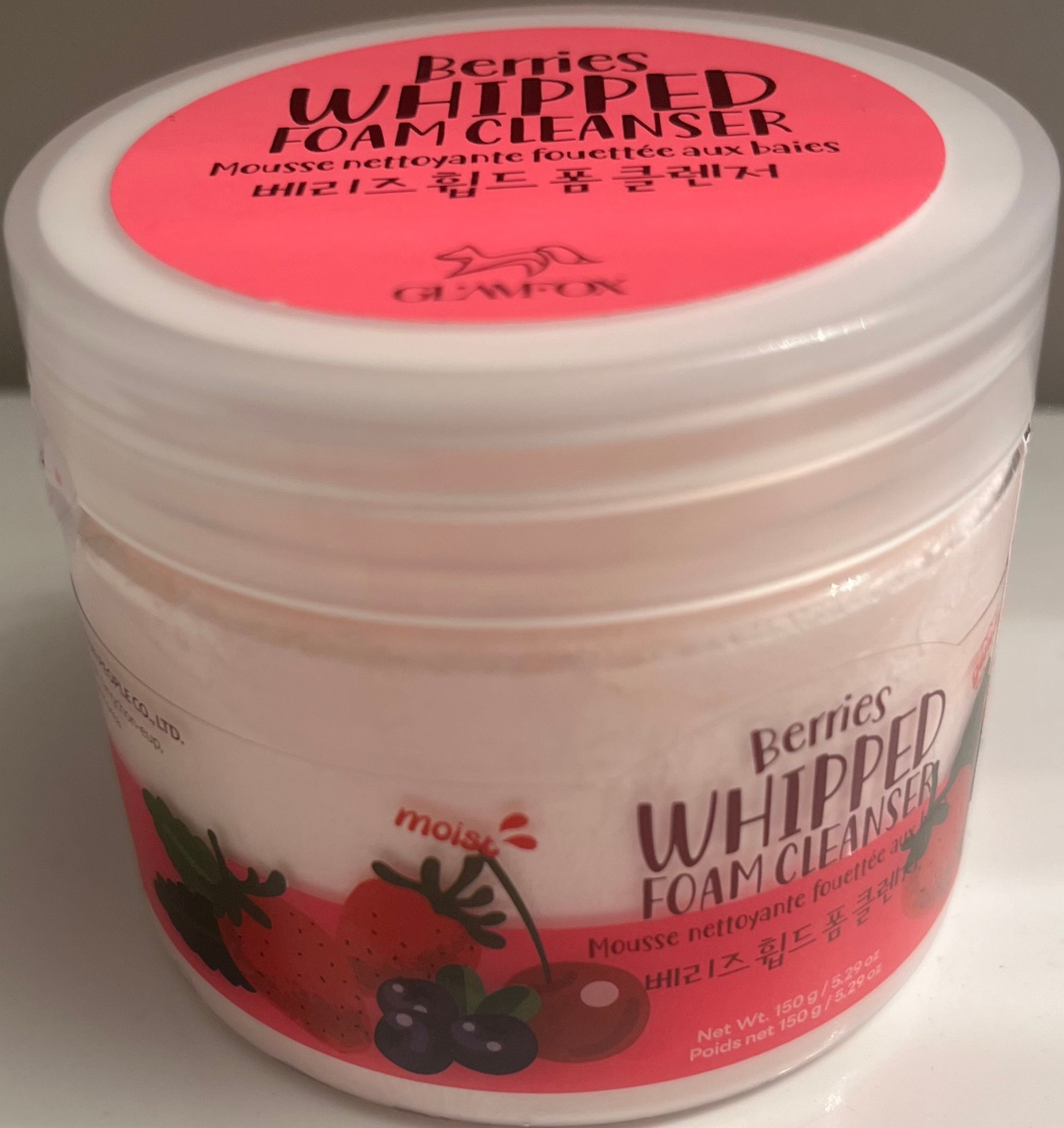 glamfox Berries Whipped Foam Cleanser