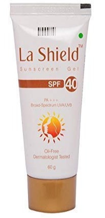 glenmark La Shield Oil-Free And Dermatologist Tested Spf 40 Sunscreen Gel