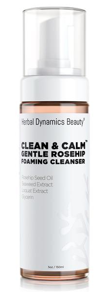 herbal dynamic Clean&Calm Gentle Rosehip Foaming Cleanser