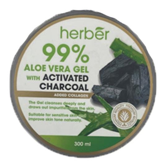 herber Aloe Vera Gel With Activated Charcoal