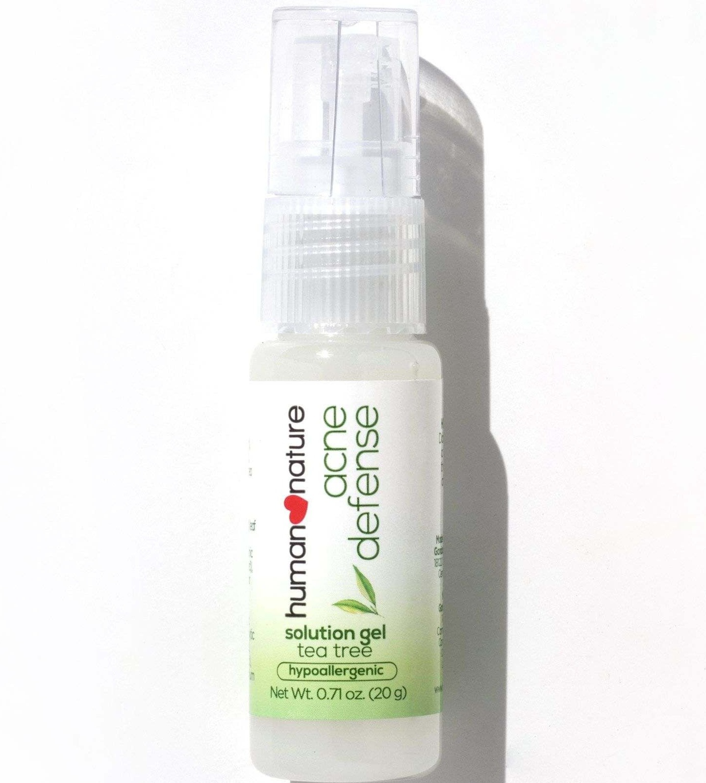 human nature Acne Defense Solution Gel Tea Tree