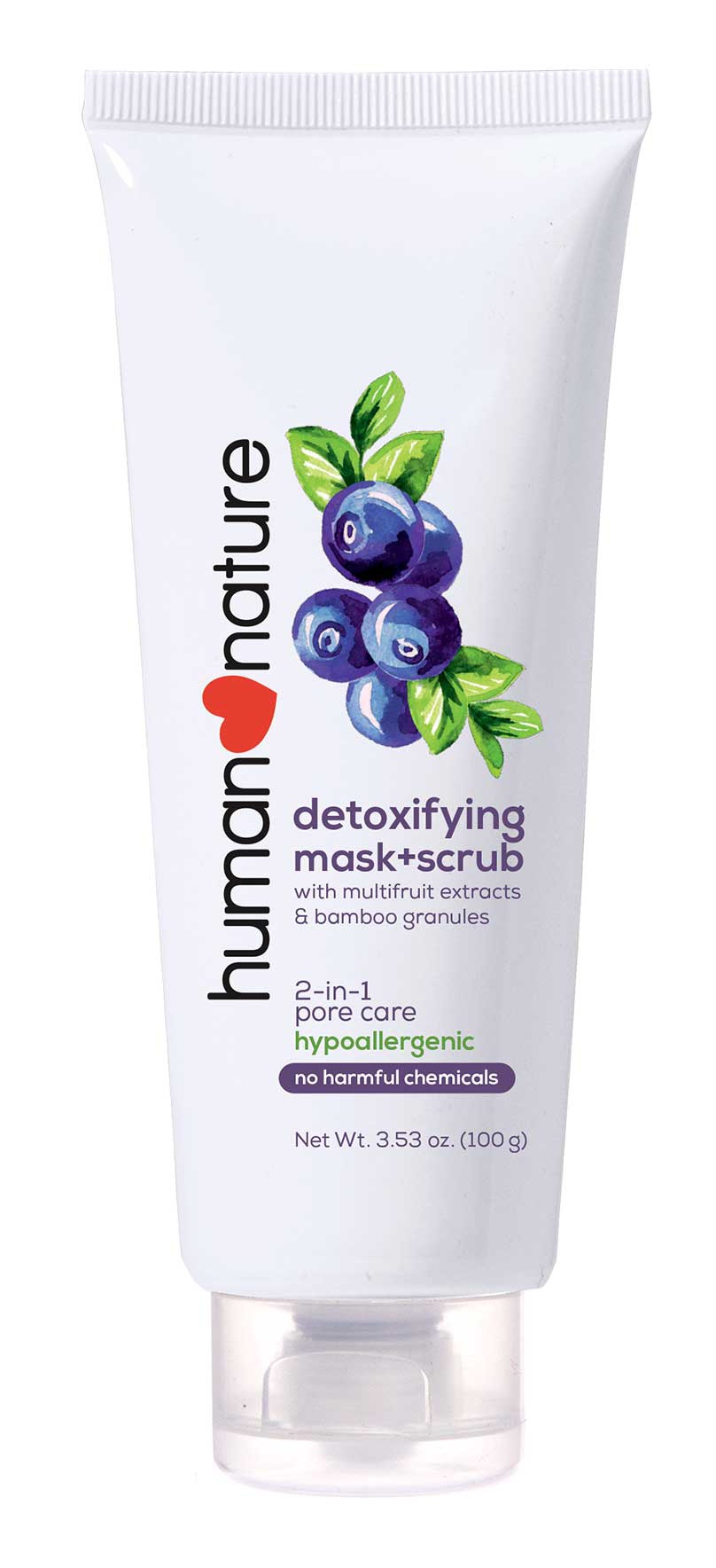 human nature Detoxifying Mask + Scrub