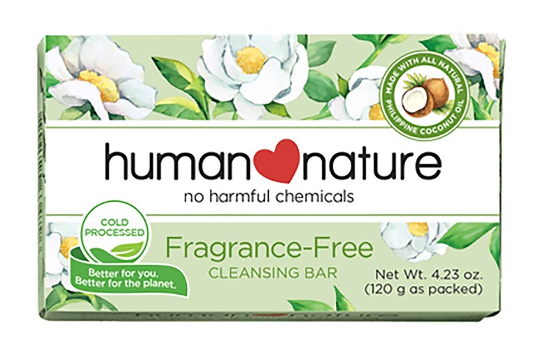 human nature Fragrance-free Gentle Cleansing Bar Soap