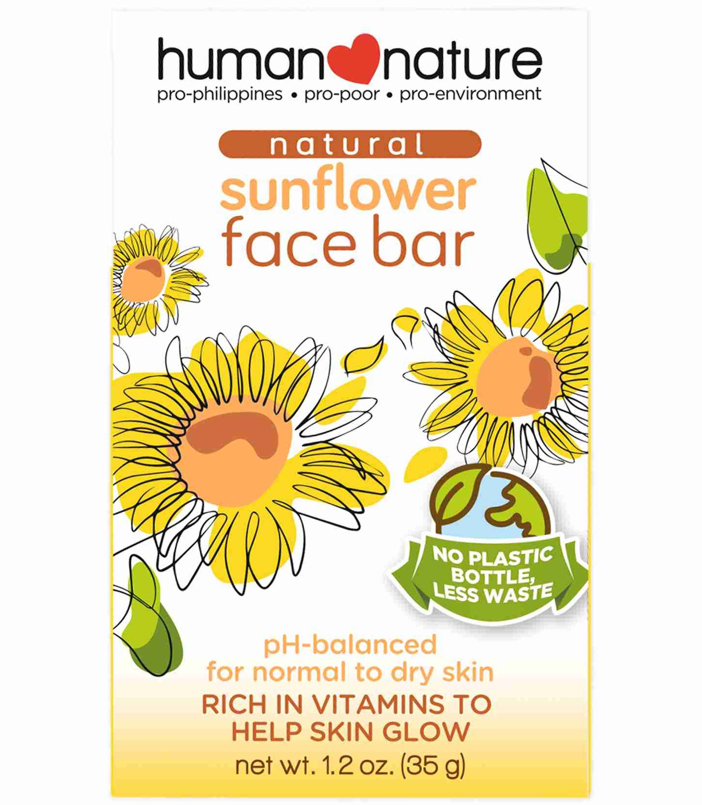 human nature Human Nature Sunflower Face Bar