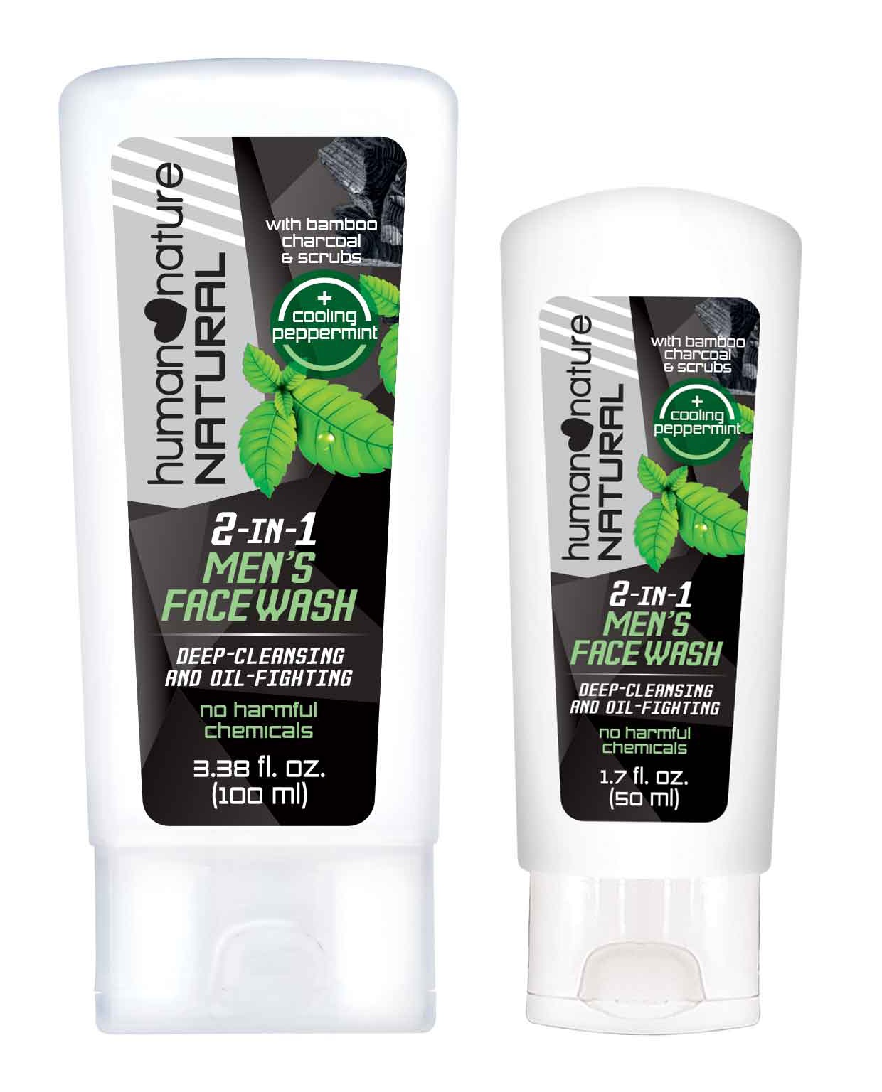 human nature Men's Oil-fighting Facial Wash